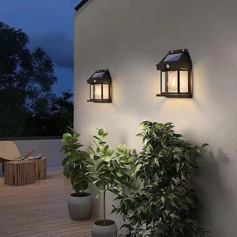 Waterproof Bulb Intelligent Three Modes Modern Solar Wall Lights