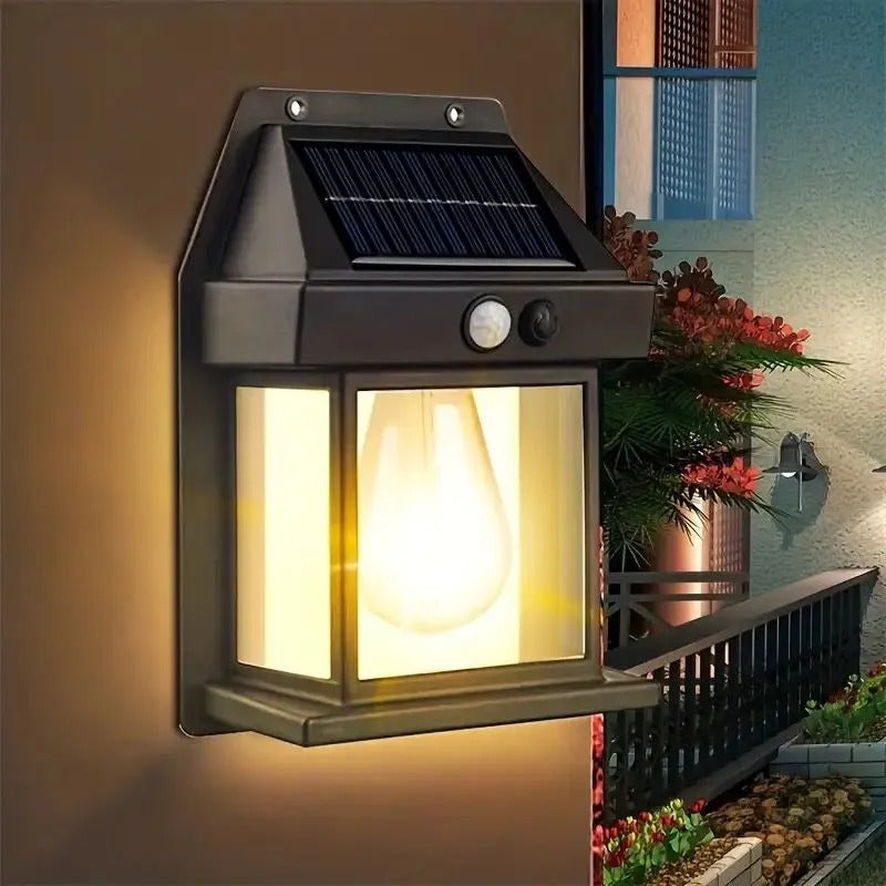 Waterproof Bulb Intelligent Three Modes Modern Solar Wall Lights