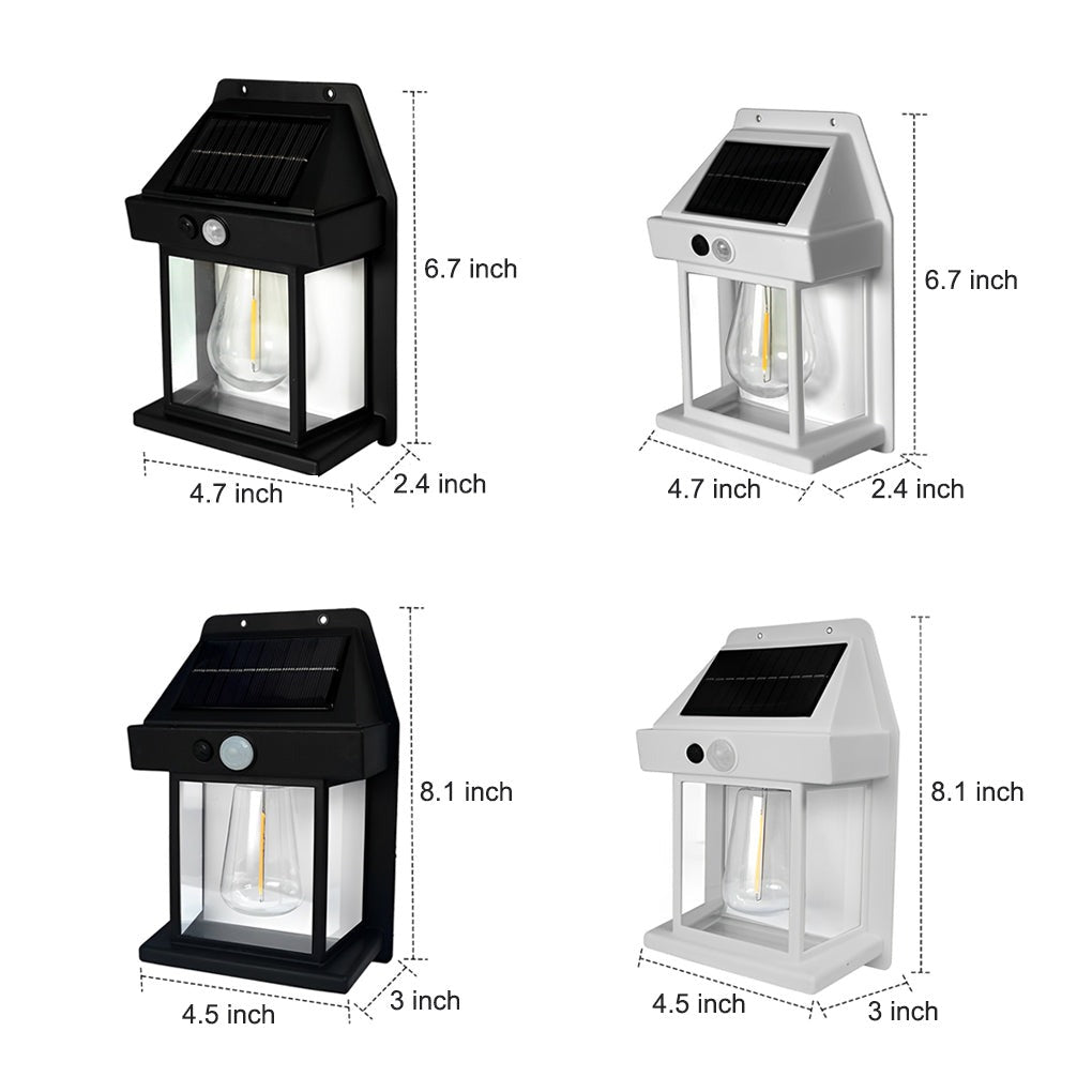 Waterproof Bulb Intelligent Three Modes Modern Solar Wall Lights