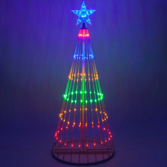 Arbre de Noël d'extérieur à diodes animées
