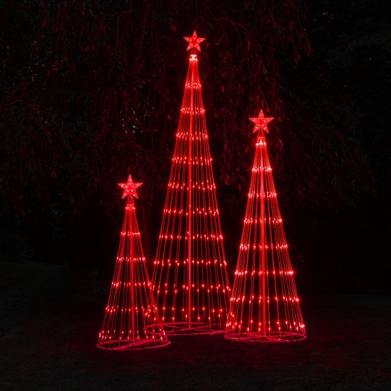 Arbre de Noël d'extérieur à diodes animées