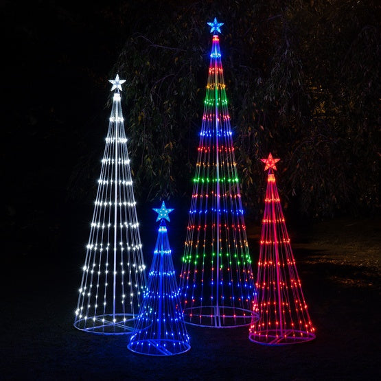 Arbre de Noël d'extérieur à diodes animées